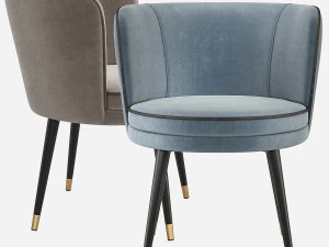 Eichholtz Grenada Dining Chair 3D Model