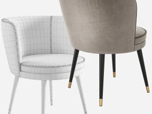 Eichholtz Grenada Dining Chair 3D Model