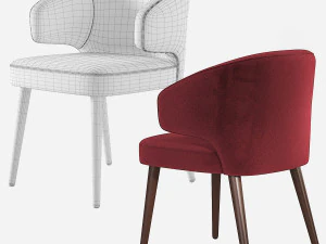 Aston Dining Chair 3D Model