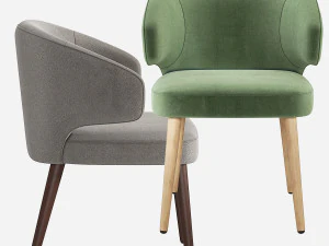 Aston Dining Chair 3D Model