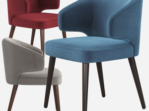 Aston Dining Chair 3D 模型