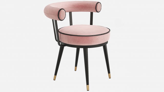 Eichholtz VICO Dining Chair Model 3D .c4d .max .obj .3ds .fbx .stl .blend 