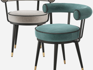 Eichholtz VICO Dining Chair Model 3D