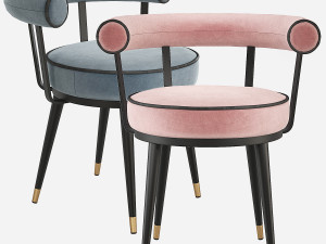 Eichholtz VICO Dining Chair Model 3D