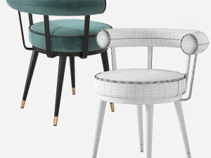 Eichholtz VICO Dining Chair 3D Model
