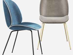 GUBI Beetle Dining Chair Modelo 3D
