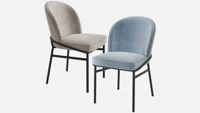 Eichholtz Willis Dining Chair 3D Model .c4d .max .obj .3ds .fbx .stl .blend 