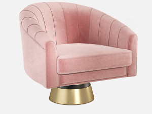 Bogarde Armchair Essential Home 3D Model