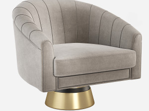 Bogarde Armchair Essential Home Modelo 3D