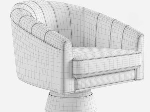 Bogarde Armchair Essential Home Modelo 3D