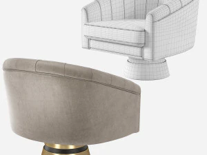 Poltrona Bogarde Essential Home Modelo 3D