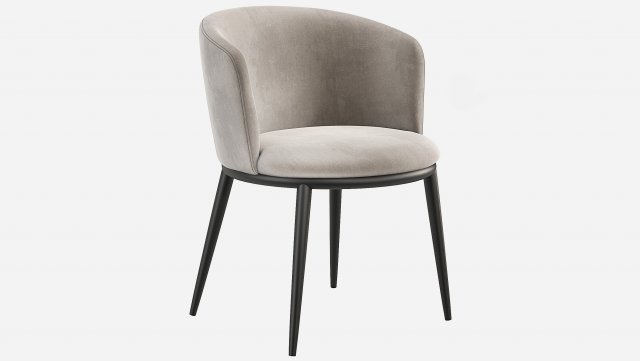 Eichholtz Filmore Dining Chair Model 3D .c4d .max .obj .3ds .fbx .stl .blend 