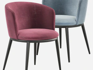 Eichholtz Filmore Dining Chair 3D Model