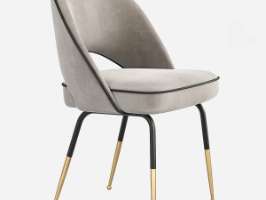 Tosconova Fifty Galvanic chair 3D Модель
