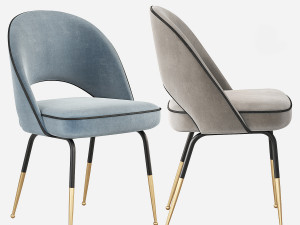 Tosconova Fifty Galvanic chair 3D Модель