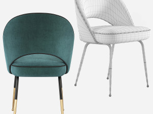 Tosconova Fifty Galvanic chair 3D Модель