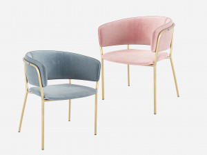 La Forma Konnie Chair Julia Grup 3D Model