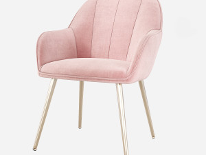 Amsterdam Upholstered Dining Chair Wayfair Model 3D