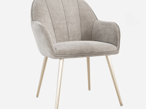 Amsterdam Upholstered Dining Chair Wayfair Model 3D
