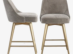 West Elm Mid-Century Counter Stool 3D Model