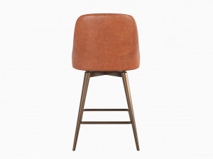 West Elm Mid-Century Counter Stool 3D Модель