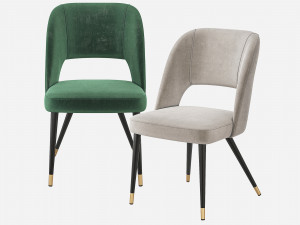 Eichholtz CIPRIA Dining Chair 3D Model