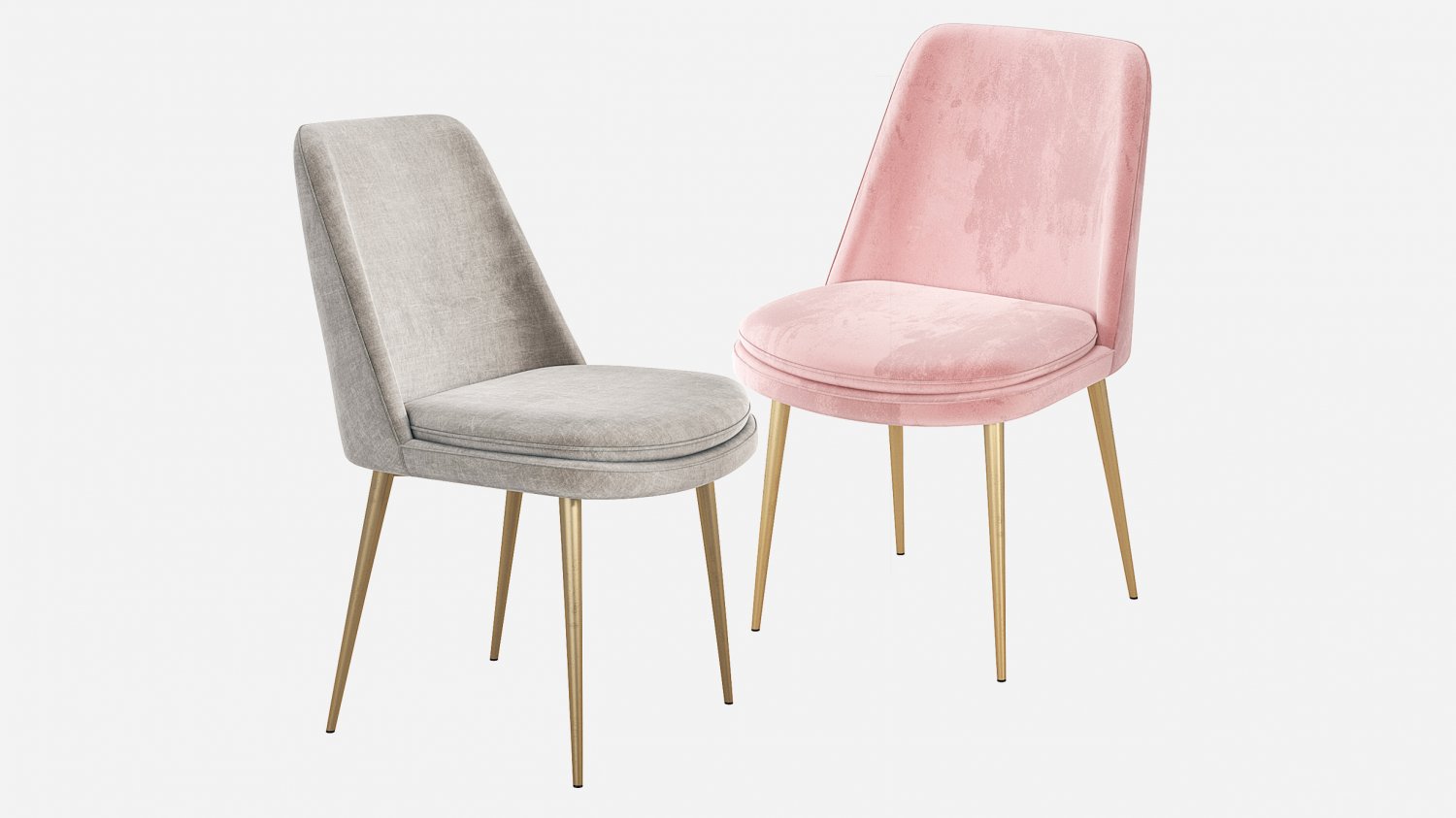West Elm Finley Upholstered Dining Chair 3D in 3DExport