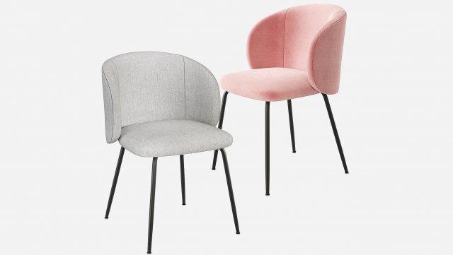 LaFORMA MINNA Chair 3D Model .c4d .max .obj .3ds .fbx .stl .blend 