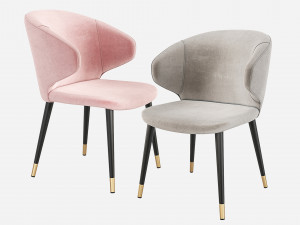 Eichholtz Volante Dining Chair 3D Model