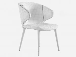 Eichholtz Volante Dining Chair 3D Model