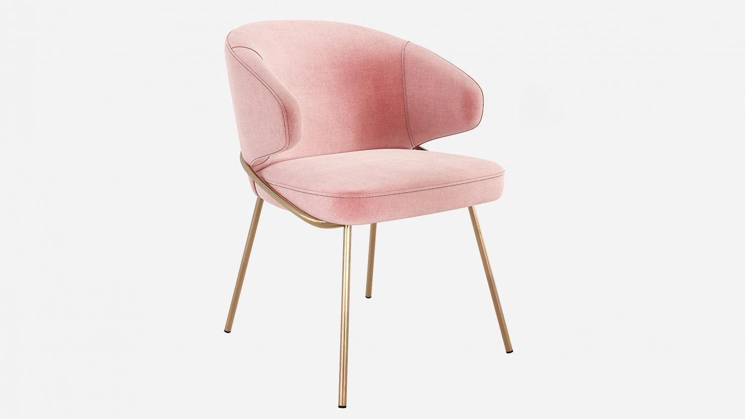 Eichholtz Kinley Dining Chair 3D Model .c4d .max .obj .3ds .fbx .stl .blend