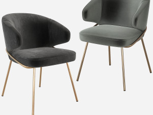 Eichholtz Kinley Dining Chair Modelo 3D