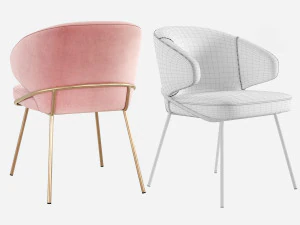 Eichholtz Kinley Dining Chair 3D Model