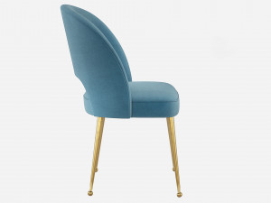 Swell Modern Upholstered Dining Room Chair TOV Furniture 3D Модель