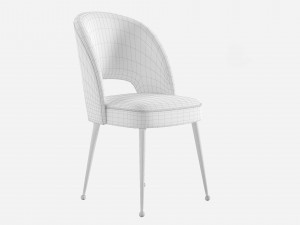 Swell Modern Upholstered Dining Room Chair TOV Furniture 3D Модель