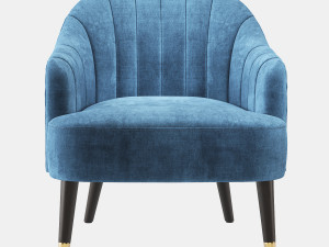 Deephouse Leicester Armchair 3D 모델
