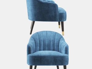 Deephouse Leicester Armchair 3D Model