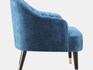 Deephouse Leicester Armchair 3D 모델