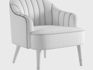 Deephouse Leicester Armchair 3D 모델