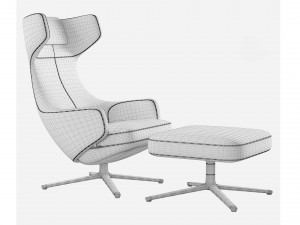 Grand repos Antonio Citterio Vitra Model 3D