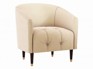 Ayesha Tufted Accent Chair 3D Model