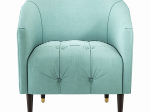 Ayesha Tufted Accent Chair Model 3D