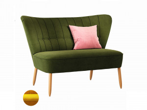 Swoon Editions Fitz Two-seater Sofa Model 3D