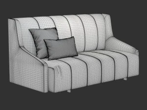 Ditre Italia Fluid Sofa 3D Model