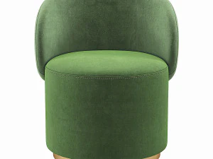 Cadeira de jantar baixa Eichholtz Greer Modelo 3D