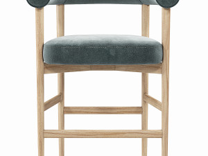 Crate and Barrel Mazz Counter Stool 3D 모델