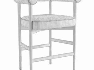 Crate and Barrel Mazz Counter Stool 3D 모델