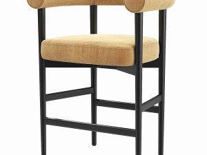 Crate and Barrel Mazz Counter Stool 3D 모델