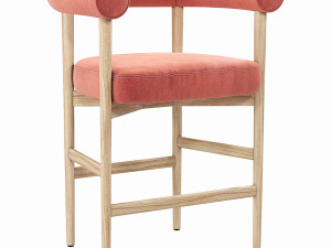 Crate and Barrel Mazz Counter Stool 3D 모델