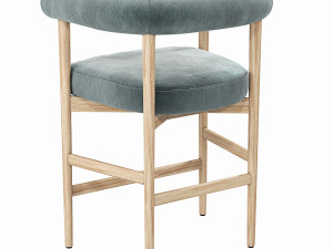 Crate and Barrel Mazz Counter Stool 3D 모델